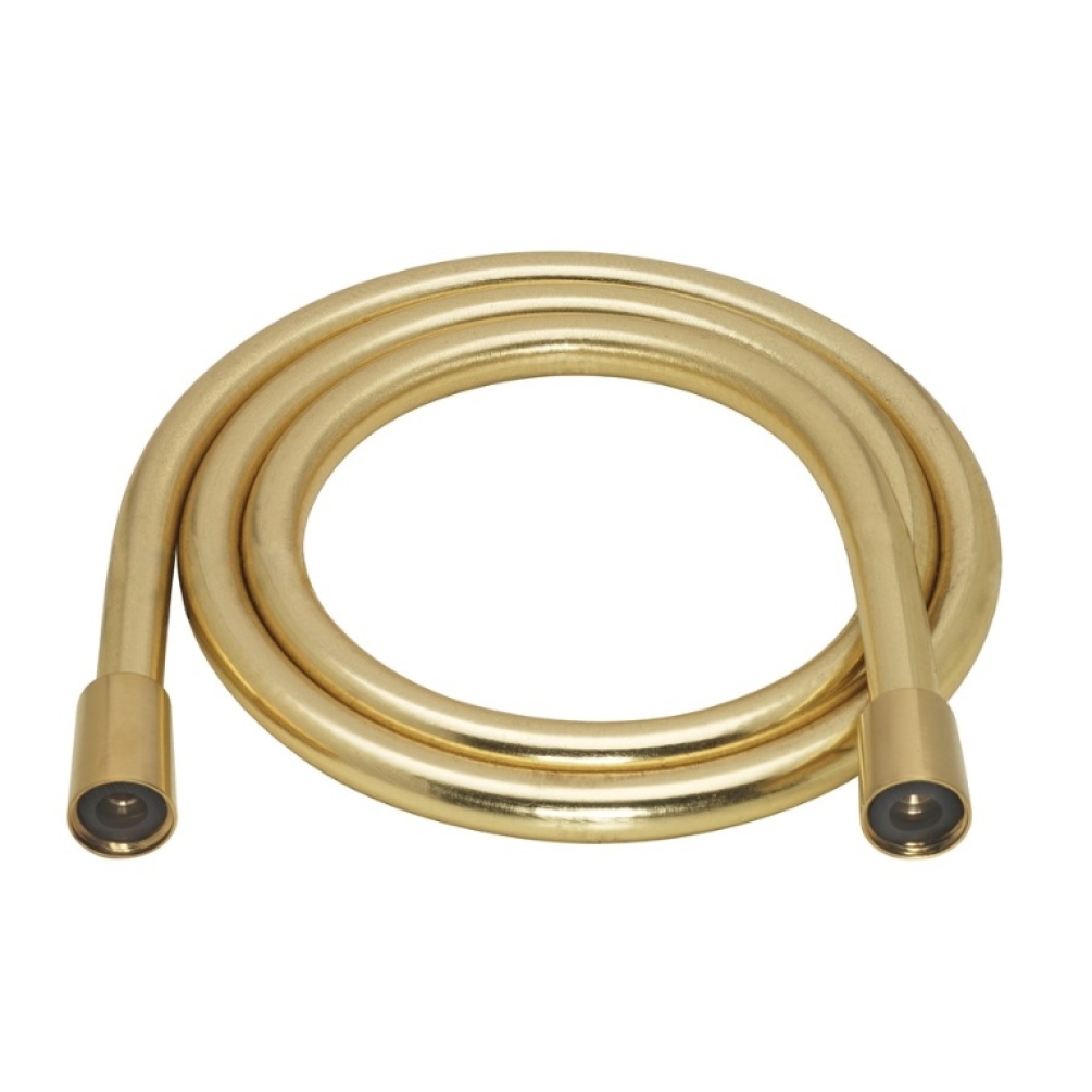 Product Cut out image of the Crosswater MPRO Brushed Brass Shower Hose